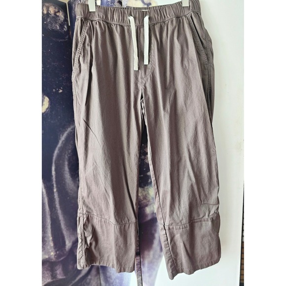 Pact Organic Cotton Blend Pants Relaxed Fit Earth Tone Casual Elastic Waist - Picture 1 of 10
